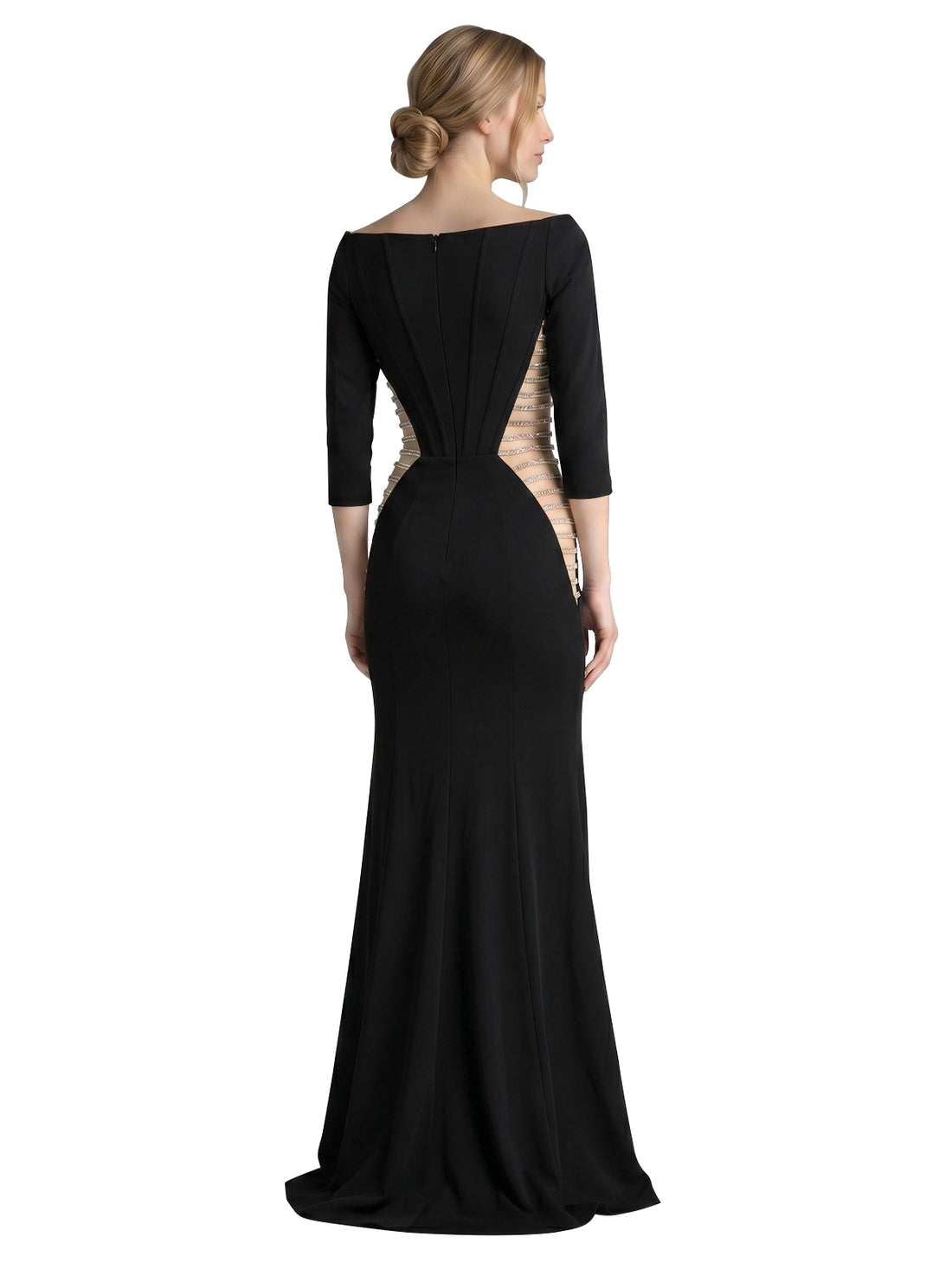 Side Cutout Slit Prom Dress 