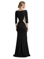 Side Cutout Slit Prom Dress 