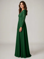 A-line Mother of the Bride Dress with Appliques