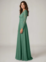 A-line Mother of the Bride Dress with Appliques