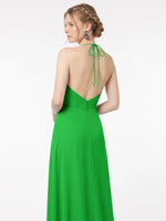 Chiffon Bridesmaid Dress with Halter 