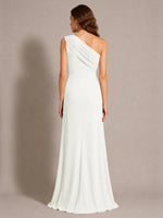 One-Shoulder Prom Dress with Slit