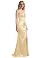 High Slit Sweetheart Prom Dress 