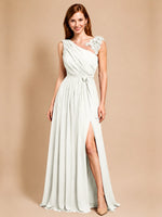 Chiffon Prom Dress with Appliques