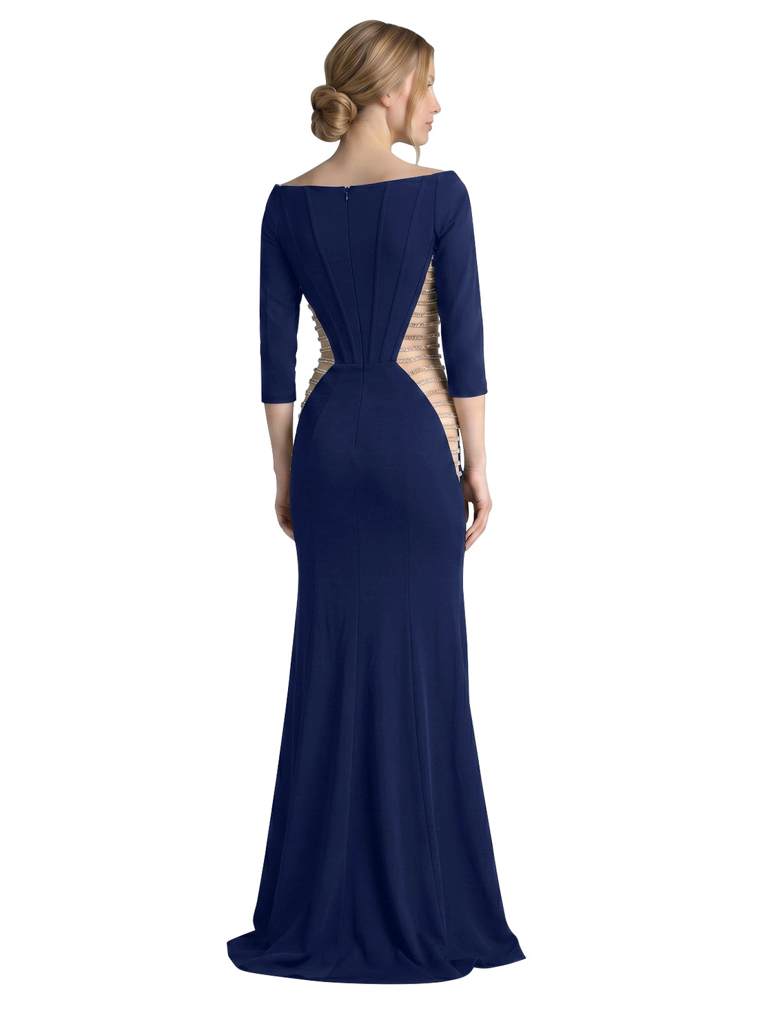 Side Cutout Slit Prom Dress 