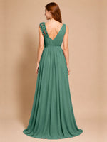 Chiffon Prom Dress with Appliques
