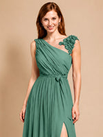 Chiffon Prom Dress with Appliques