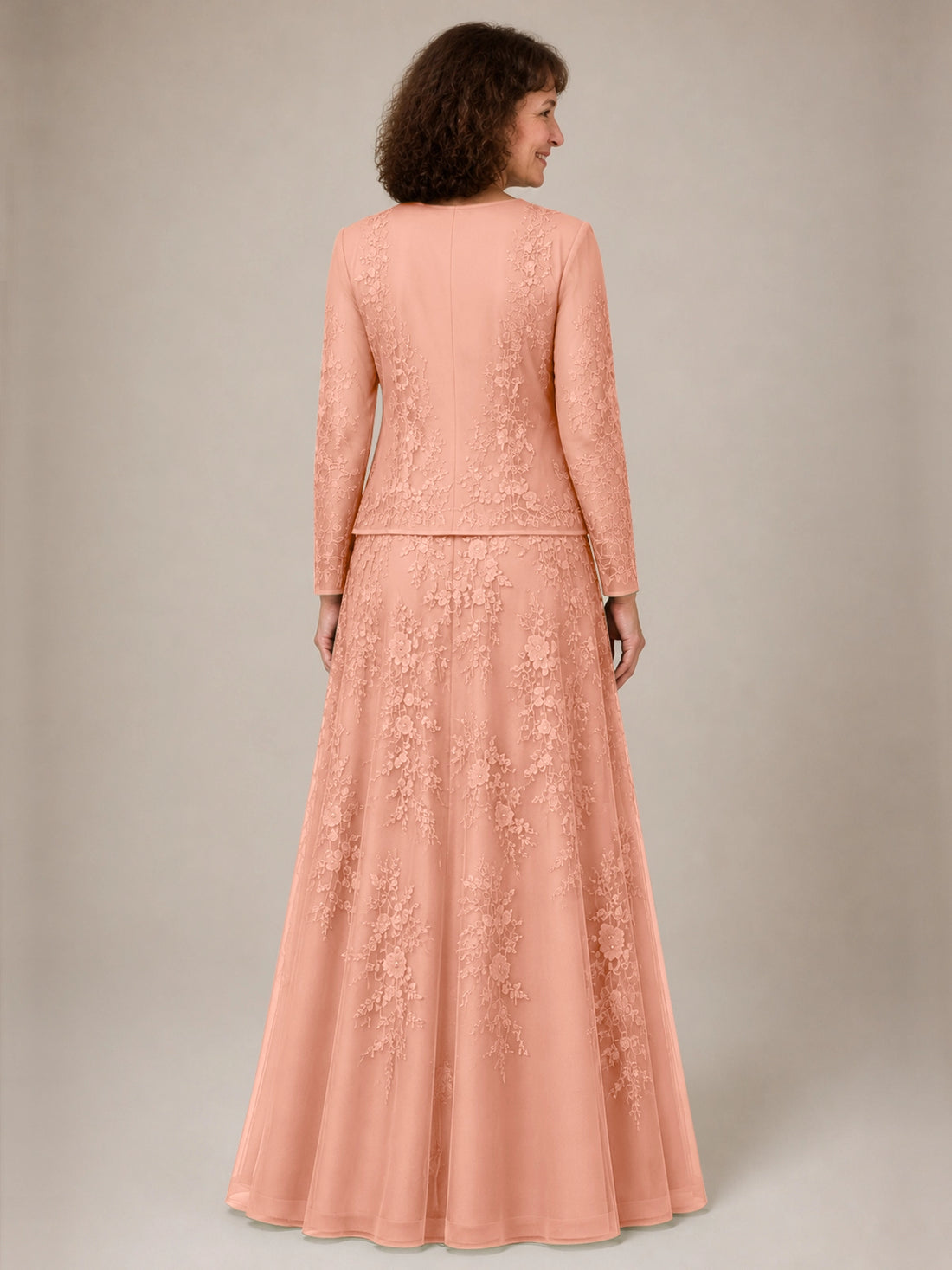 A-line Mother of the Bride Dress with Lace 