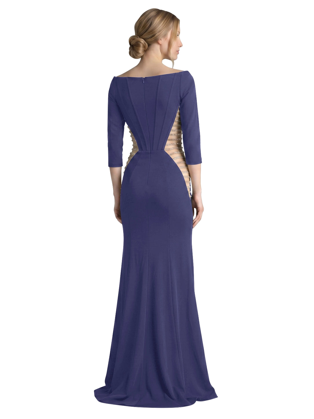 Side Cutout Slit Prom Dress 
