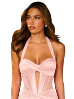 Cut Out Corset Bodycon Dress 