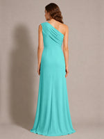 One-Shoulder Prom Dress with Slit