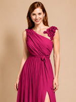 Chiffon Prom Dress with Appliques