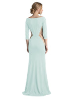Side Cutout Slit Prom Dress 