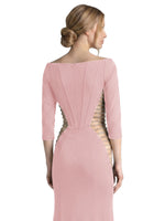 Side Cutout Slit Prom Dress 