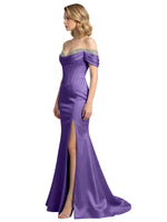 Corset Beaded Trumpet Prom Dress 