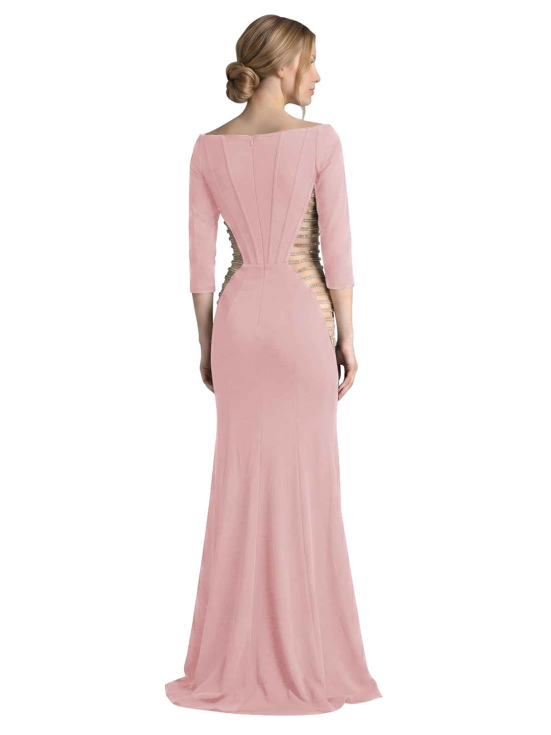 Side Cutout Slit Prom Dress 