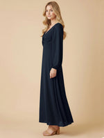 A-line Bridesmaid Dress with Long Sleeves 