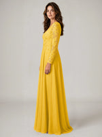 A-line Mother of the Bride Dress with Appliques