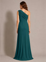One-Shoulder Prom Dress with Slit