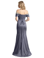 Corset Beaded Trumpet Prom Dress 