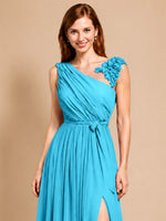 Chiffon Prom Dress with Appliques