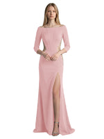 Side Cutout Slit Prom Dress 