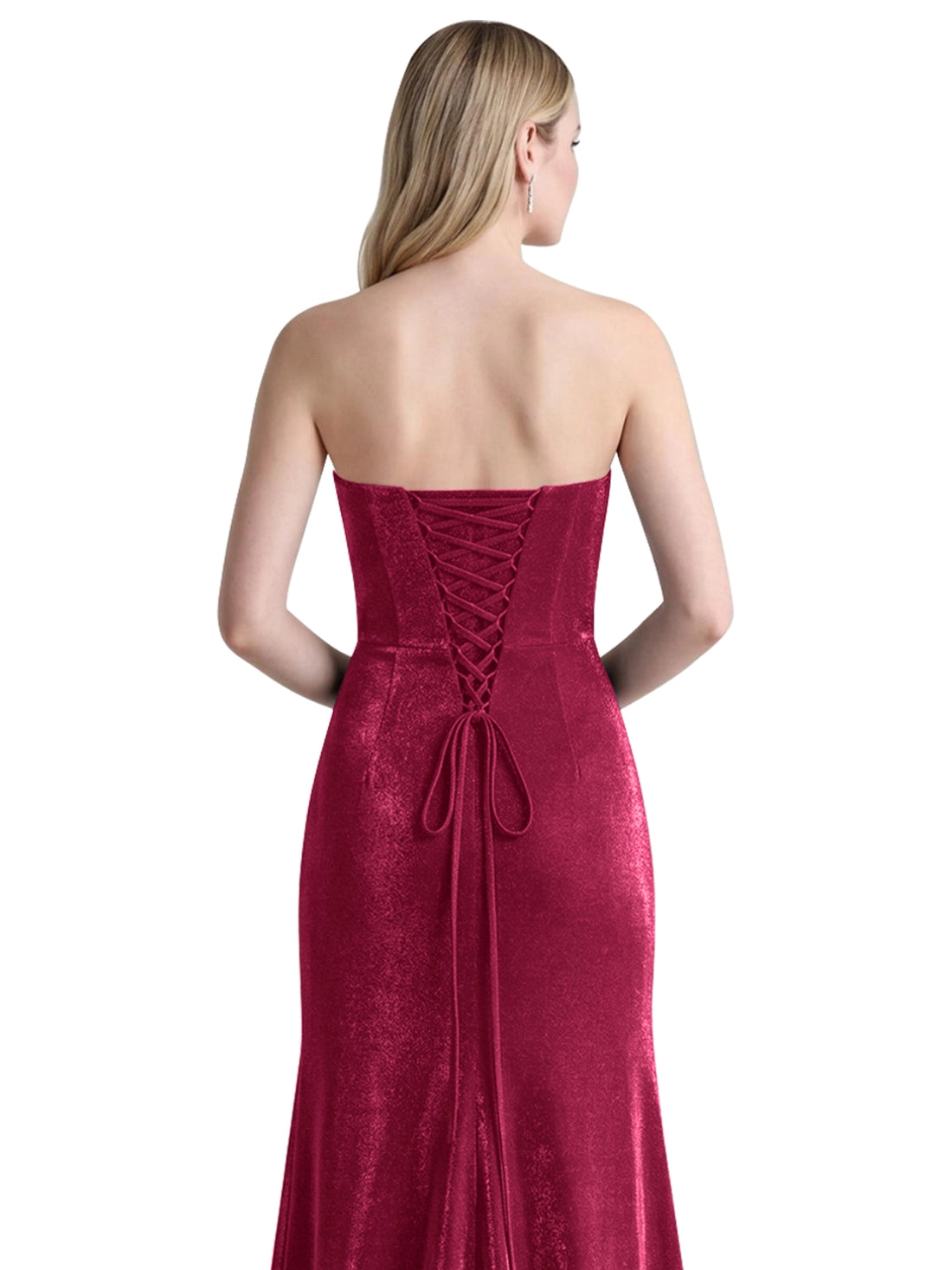 Velvet Prom Dress with Beaded Applique 