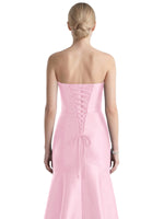 Strapless Ruched Bodice Prom Dress 
