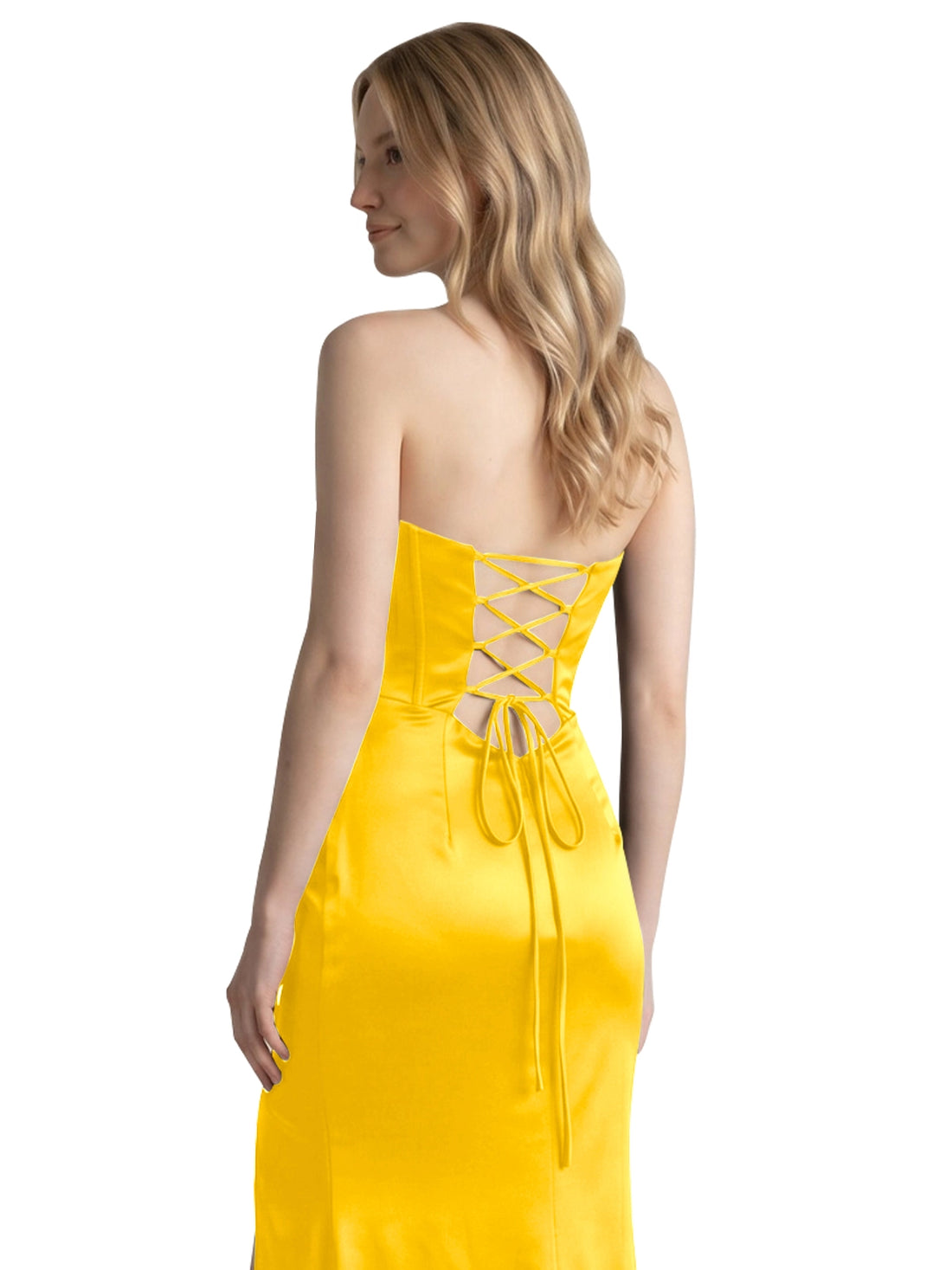 High Slit Sweetheart Prom Dress 