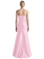 Strapless Ruched Bodice Prom Dress 