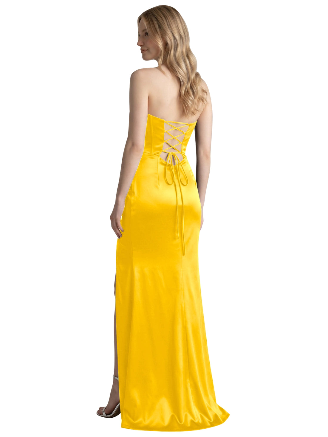 High Slit Sweetheart Prom Dress 