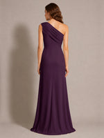 One-Shoulder Prom Dress with Slit