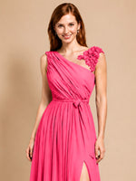 Chiffon Prom Dress with Appliques