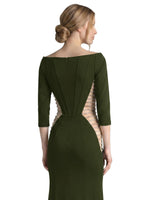 Side Cutout Slit Prom Dress 