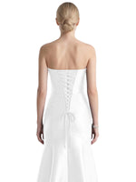 Strapless Ruched Bodice Prom Dress 