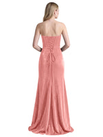 Velvet Prom Dress with Beaded Applique 