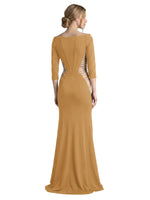 Side Cutout Slit Prom Dress 