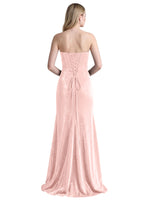 Velvet Prom Dress with Beaded Applique 