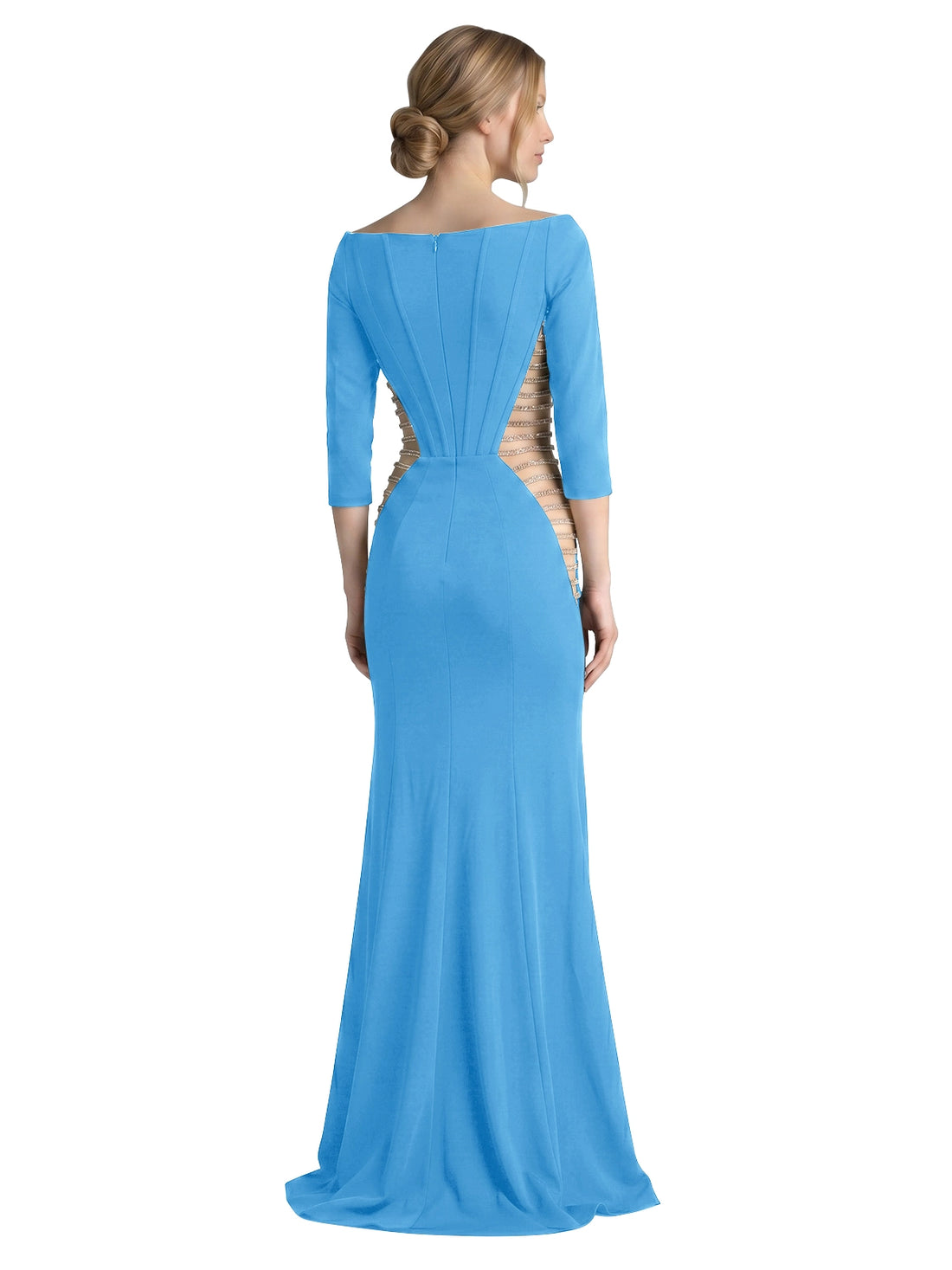 Side Cutout Slit Prom Dress 