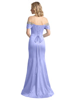 Corset Beaded Trumpet Prom Dress 
