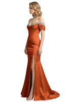 Corset Beaded Trumpet Prom Dress 