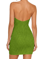 Sparkling Sheath Beading Mini Dress 