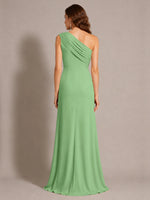 One-Shoulder Prom Dress with Slit