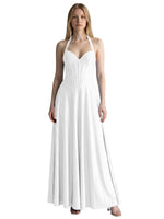 Halter Beaded Prom Dress 