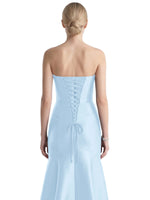 Strapless Ruched Bodice Prom Dress 