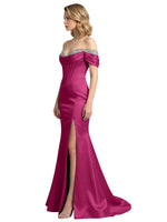 Corset Beaded Trumpet Prom Dress 