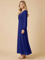 A-line Bridesmaid Dress with Long Sleeves 