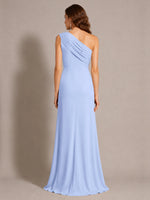 One-Shoulder Prom Dress with Slit