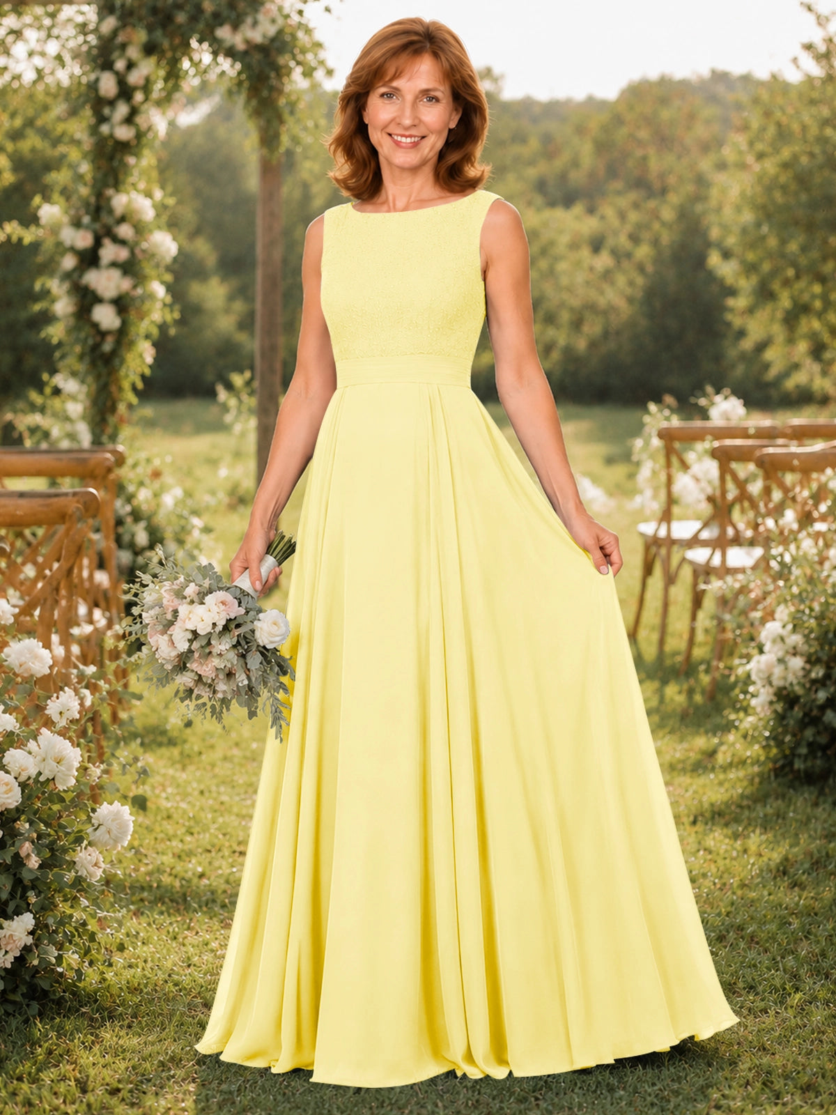 A-line Mother of the Bride Dress