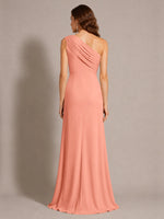 One-Shoulder Prom Dress with Slit